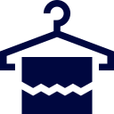 towel icon representing beach and dive fun with Custom Cat Charters
